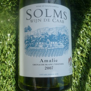 Amalie 2007 – Wine of South Africa