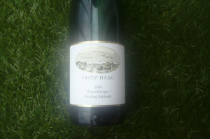 Brauneberger Riesling Kabinett 2008 (Fritz Haag) – A wine from Germany
