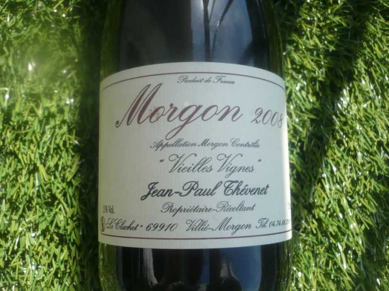Morgon Vieilles Vignes 2008 (Jean Paul Thévenet) – A wine from France