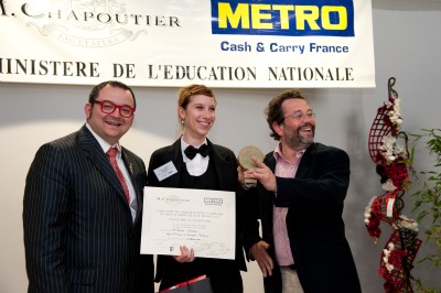 Prisca Asselin remporte la 19ème édition du concours M.Chapoutier – Metro du Meilleur Elève Sommelier